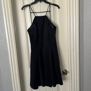 Open Back Skater Dress